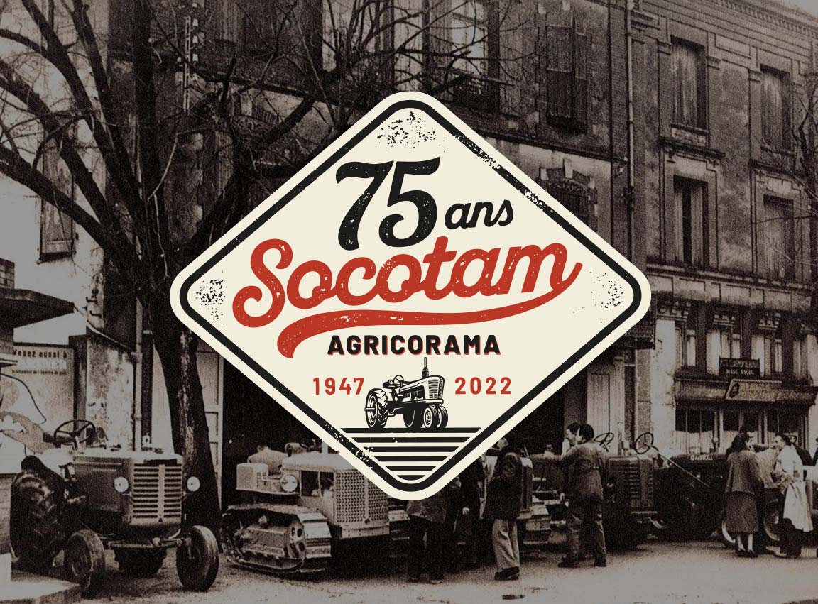 Agence-de-communication-Montauban-82-Couleur-Pollen_ logo Anniversaire Socotam