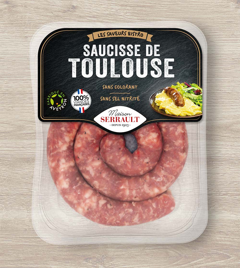 Agence-de-communication-Montauban-82-Couleur-Pollen_Maison-Serrault_Les-Saveurs-Bistro_Saucisse-de-Toulouse-1