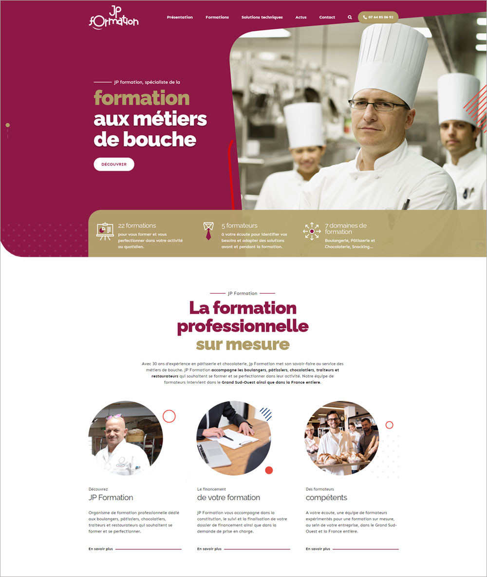 Agence-de-communication-Montauban-82-Couleur-Pollen_JP-Formation-page-Accueil