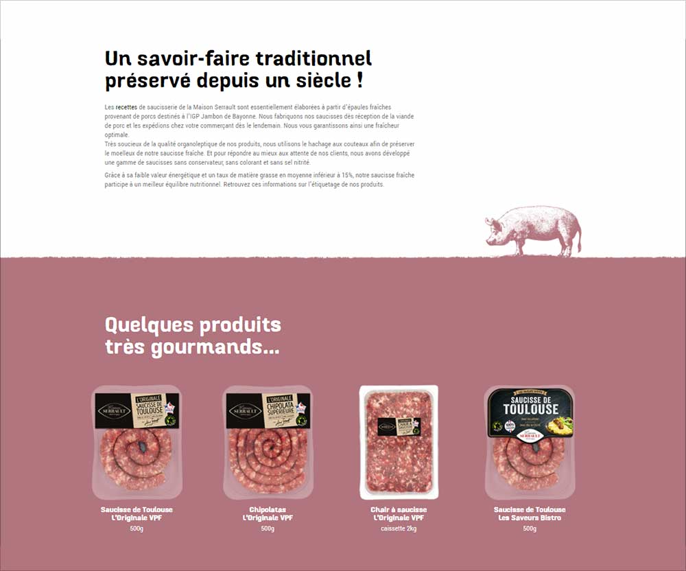 MAison Serrault – Nos Produits – Saucisserie 2