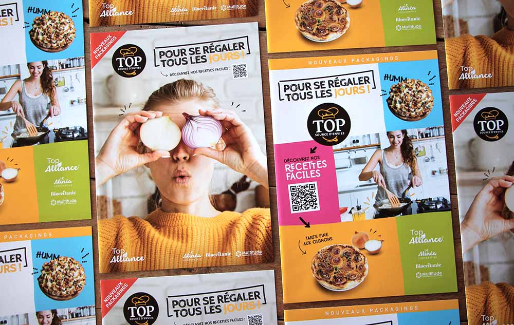 agence-de-communication-Montauban-Couleur-Pollen-depliants-Top-Alliance-gamme-TOP